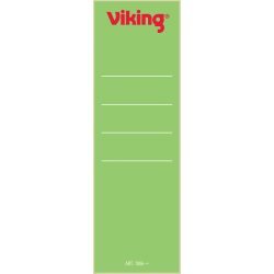 Viking Rückenschilder 60 mm x 191 mm Grün 10 Stück