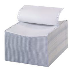 Niceday Computer-Endlospapier DIN A4+ 56/53/57 g/m² Längsperforation, 3-fach 240 mm x ca. 305 mm (12