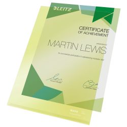 Leitz Sichthüllen Super Premium A4 PVC 150 Mikron Gelb 100 Stück