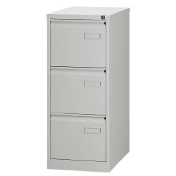Bisley Light Hängeregistraturschrank Economy 3 Schubladen Lichtgrau 413 x 622 x 1.016 mm