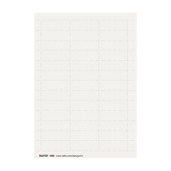 Leitz Beschriftungsschildschen 1900-00-01 Weiß 60 x 208 mm 25 Stück
