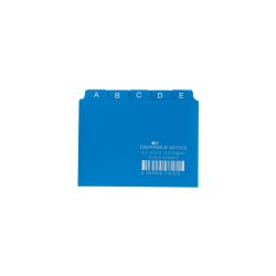 DURABLE Leitregister DIN A7 Blau 10,5 x 7,4 cm 25 Stück