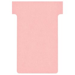Nobo T-Steckkarten 2 Rosa 6 x 8,5 cm 100 Stück