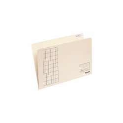 Leitz Einstellmappen 2433 Vertikal A4 Mit Gitterdruck 180 g/m² Chamois 100% Recycelter Kraft-Karton 31 x 23 cm 100 Stück