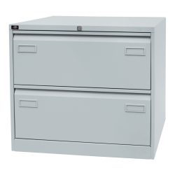 Bisley Light Hängeregistraturschrank Economy 2 Schubladen Lichtgrau 800 x 622 x 711 mm