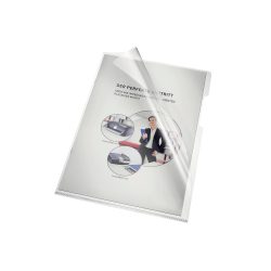 Bene Klarsichthülle DIN A4 Transparent PVC (Polyvinylchlorid) 150 Mikron 100 Stück