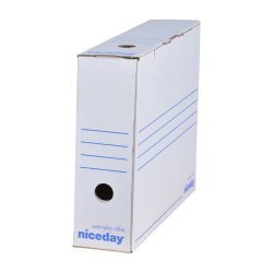 Niceday Archivschachteln A4 Weiss 8 x 33,5 x 24,5 cm Karton 10 Stück