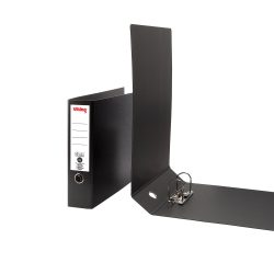 Office Depot Ordner A3 Quer 75 mm Schwarz 2 Ringe Hartpappe Matt Querformat