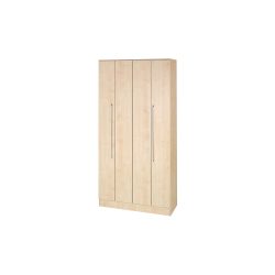 Hammerbacher Falttürenschrank Matrix Ahorn 1.000 x 420 x 2.004 mm