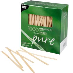 PAPSTAR Rührstäbchen Pure Natur 1000 Stück