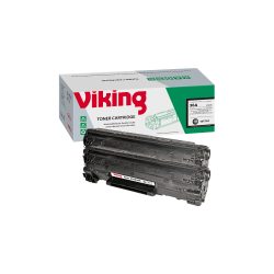 Viking 36A Kompatibel HP Tonerkartusche CB436A Schwarz Duopack 2 Stück