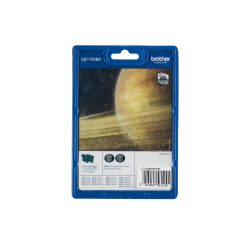 Brother LC1100BK Original Tintenpatrone LC1100BKBP2 Schwarz 2 Stück Duopack