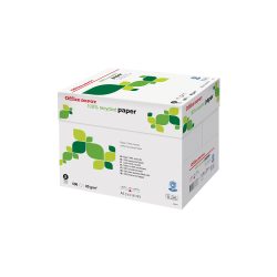 Office Depot Off-White DIN A4 Druckerpapier Recycelt 100% 80 g/m² Glatt Weiß 5 Stück à 500 Blatt