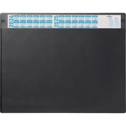 DURABLE Schreibunterlage Kalender Design Premium Kunststoff Schwarz 65 x 52 x 52 cm