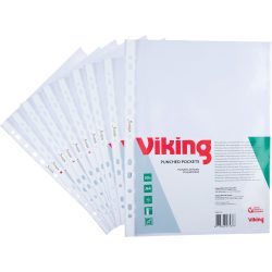 Office Depot Prospekthüllen Recycled A4 Glasklar Transparent 80 Mikron PP (Polypropylen) Öffnung Oben 11 Löcher 50 Stück