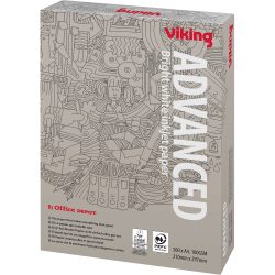 Viking DIN A4 Druckerpapier 100 g/m² Glatt Weiß 500 Blatt