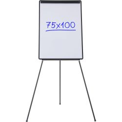 Niceday Flipchart Budget 75 x 100 cm Stiftablage Schwarz