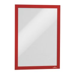 DURABLE DURAFRAME DIN A4 Magnetischer Inforahmen Rot 4882-03 10 Stück