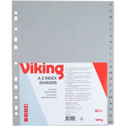 Office Depot A - Z Register 4 Überbreite Grau 20-teilig PP (Polypropylen) 11 Löcher