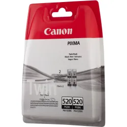 Canon PGI-520BK Original Tintenpatrone 2932B012 Schwarz 2 Stück Duopack