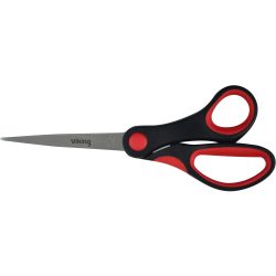 Office Depot Schere Softgrip Schwarz, Rot 210 mm