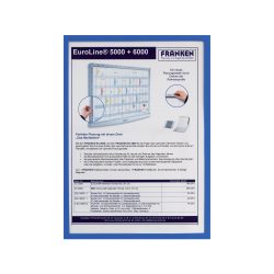 Franken Dokumentenhalter X-tra!Line DIN A4 Blau 23 x 31,7 cm