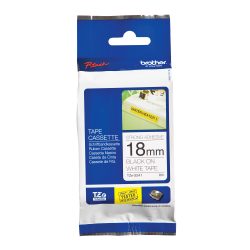 PTOUCH Band, strong/adh.schwarz/weiss TZe-S241 PT-300 18 mm