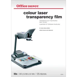 Office Depot Overhead-Folien DIN A4 Transparent 50 Blatt