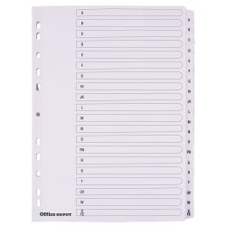 Office Depot Register A4 20-teilig Mylar A - Z