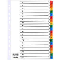 Office Depot Register DIN A4 Farbig sortiert 20-teilig 11-fach Mylar A - Z