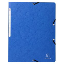 Exacompta Fächermappe Nature Future DIN A4 Blau Manilakarton 24 x 32 x 32 cm