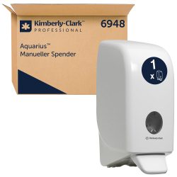 Aquarius Professioneller Seifenspender 6948 nachfüllbar 1 L Kunststoff Weiss