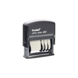 TRODAT Stempel Printy Wortband D 4817D-EK-SC 12 Texte 4x46mm