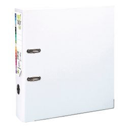 Exacompta PremTouch Ordner A4 Maxi 80 mm Weiß 2 Ringe Pappkarton, PP (Polypropylen) Glatt Hochformat