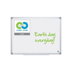 Bi-Office Earth-It Whiteboard Emaille Magnetisch 90 x 60 cm