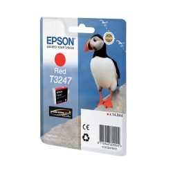 Epson Tintenpatrone T3247 Rot, Original, Pigmentbasierte Tinte, Epson, SureColor SC-P400, 1 Stück