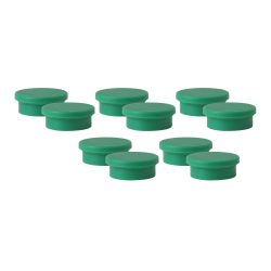 Niceday Whiteboard Magnete Grün 2 x 2 cm 10 Stück