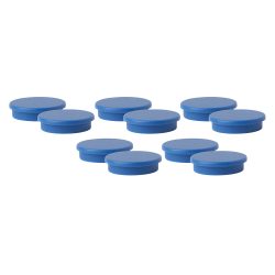 Niceday Whiteboard Magnete Blau 3 cm 10 Stück