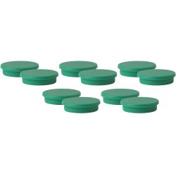 Niceday Whiteboard Magnete Grün 3 x 3 cm 10 Stück