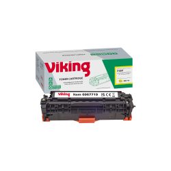 Viking 718 Kompatibel Canon Tonerkartusche Gelb