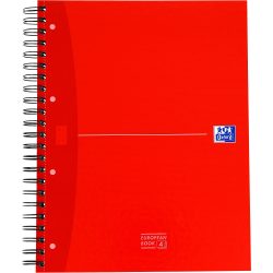 OXFORD Office Essentials Notebook DIN A4+ Liniert Spiralbindung Karton Farbig sortiert Perforiert 240 Seiten 120 Blatt