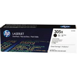HP 305X Original Tonerkartusche CE410XD Schwarz Duopack 2 Stück