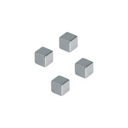 Franken Magnete HMN1010 Chrom 1 x 1 cm 4 Stück