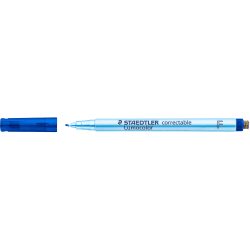 STAEDTLER Lumocolour Marker Faserspitze Blau