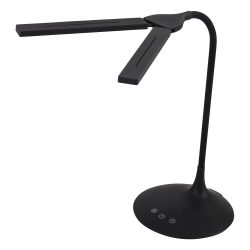 Alba Schreibtischlampe LEDTWIN N Schwarz