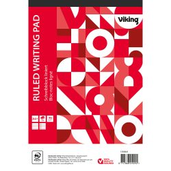 Office Depot Notizblock A4+ Liniert Papier Weiss Perforiert 200 Seiten Pack 5