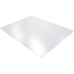 Office Depot rechteckige Bodenmatte harter Boden PVC 150 x 120cm Transparent