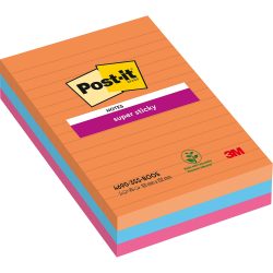 POST-IT Super Sticky Bangkok 152x101mm 4690SS3BG 3-farbig 3x90 Blatt