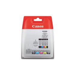 Canon PGI-570/CLI-571 Original Tintenpatrone 0372C004 Schwarz, cyan, magenta, gelb 5 Stück Multipack