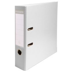 Exacompta Maxi Ordner DIN A4 75 mm Weiß 2 Ringe Pappkarton, PP (Polypropylen) Glatt Hochformat